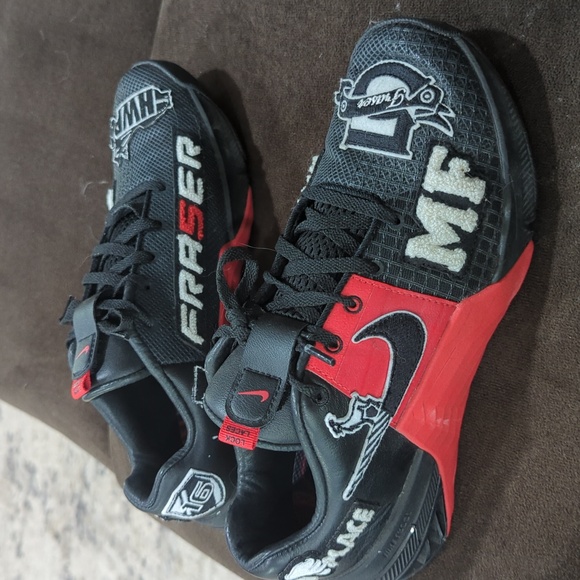 Nike Metcon 8 MF Mat Fraser Black Red Smoke GreyDO9387-001 - Picture 2 of 3